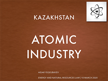 Pdf: Atomic industry and radiation safety in Kazakhstan